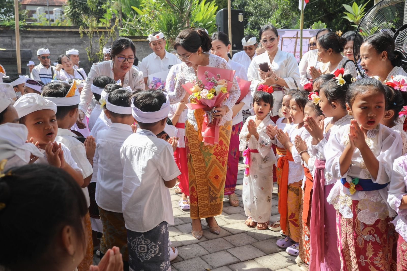 Bunda PAUD Badung Resmikan Gedung TK Shanti Kumara III Sempidi